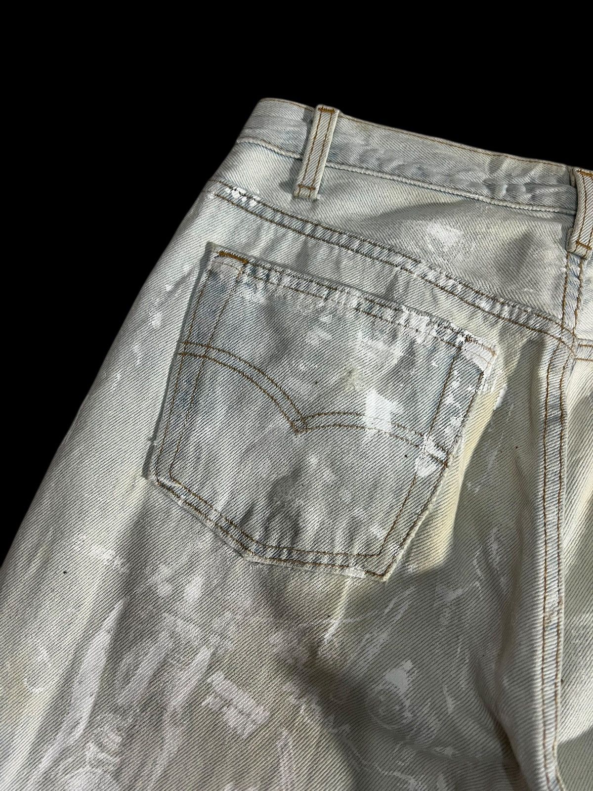 Levi's 🔥Vintage 90’s Levis 501 Vortex Designs Jean #USA Size US 29 - 18 Thumbnail