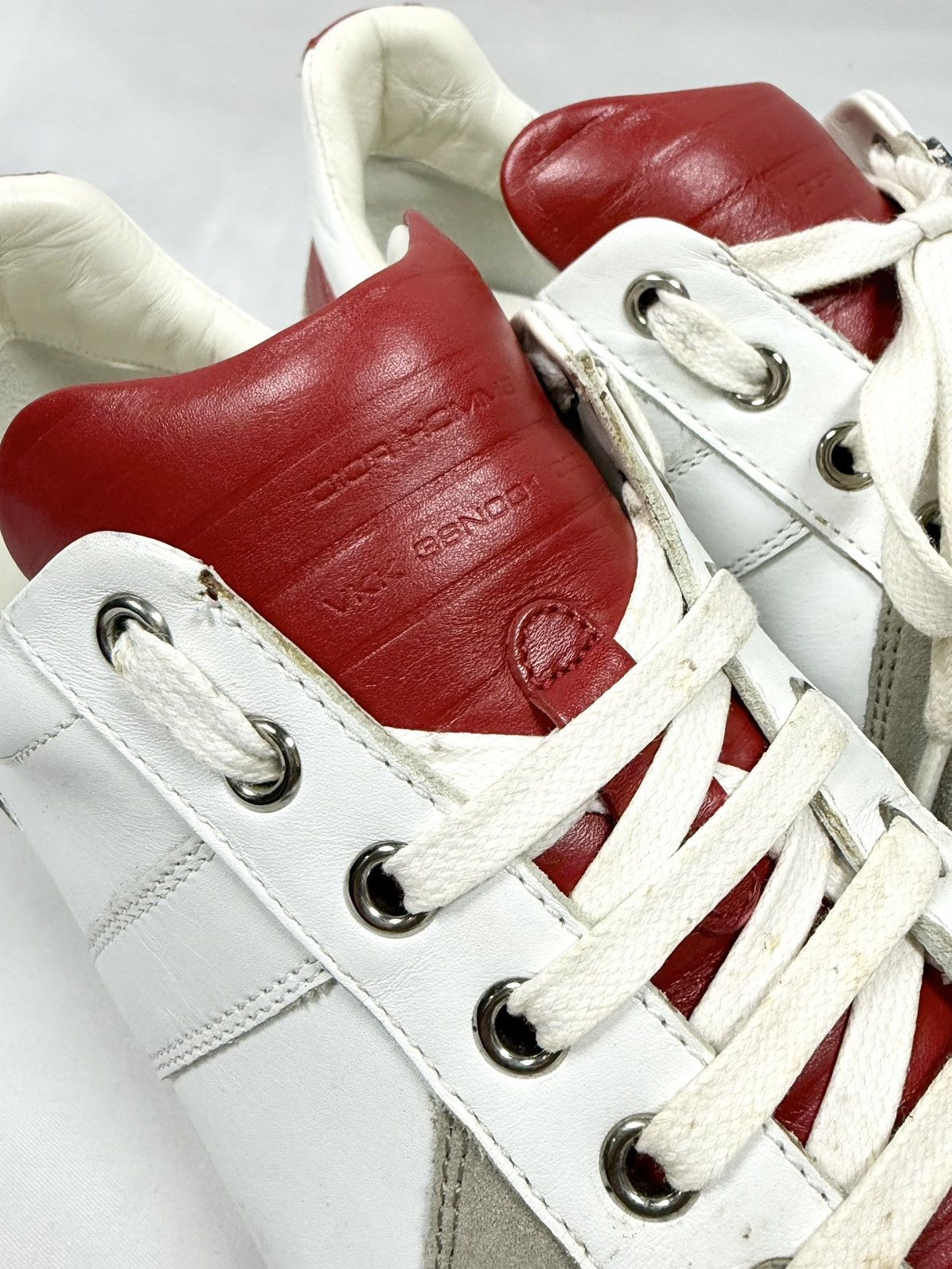 Dior SS13 Dior Homme Kris Van Assche ‘B01’ Red/White GAT Sneakers Size US 8 / EU 41 - 10 Thumbnail