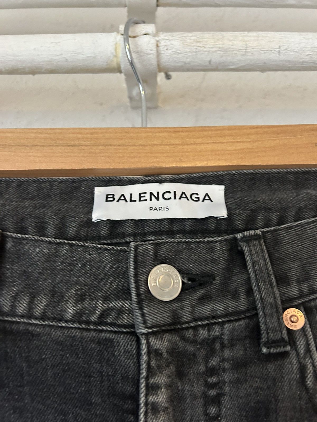 Balenciaga Balenciaga Slim-Fit Distressed Denim Jeans Size US 28 / EU 44 - 7 Thumbnail