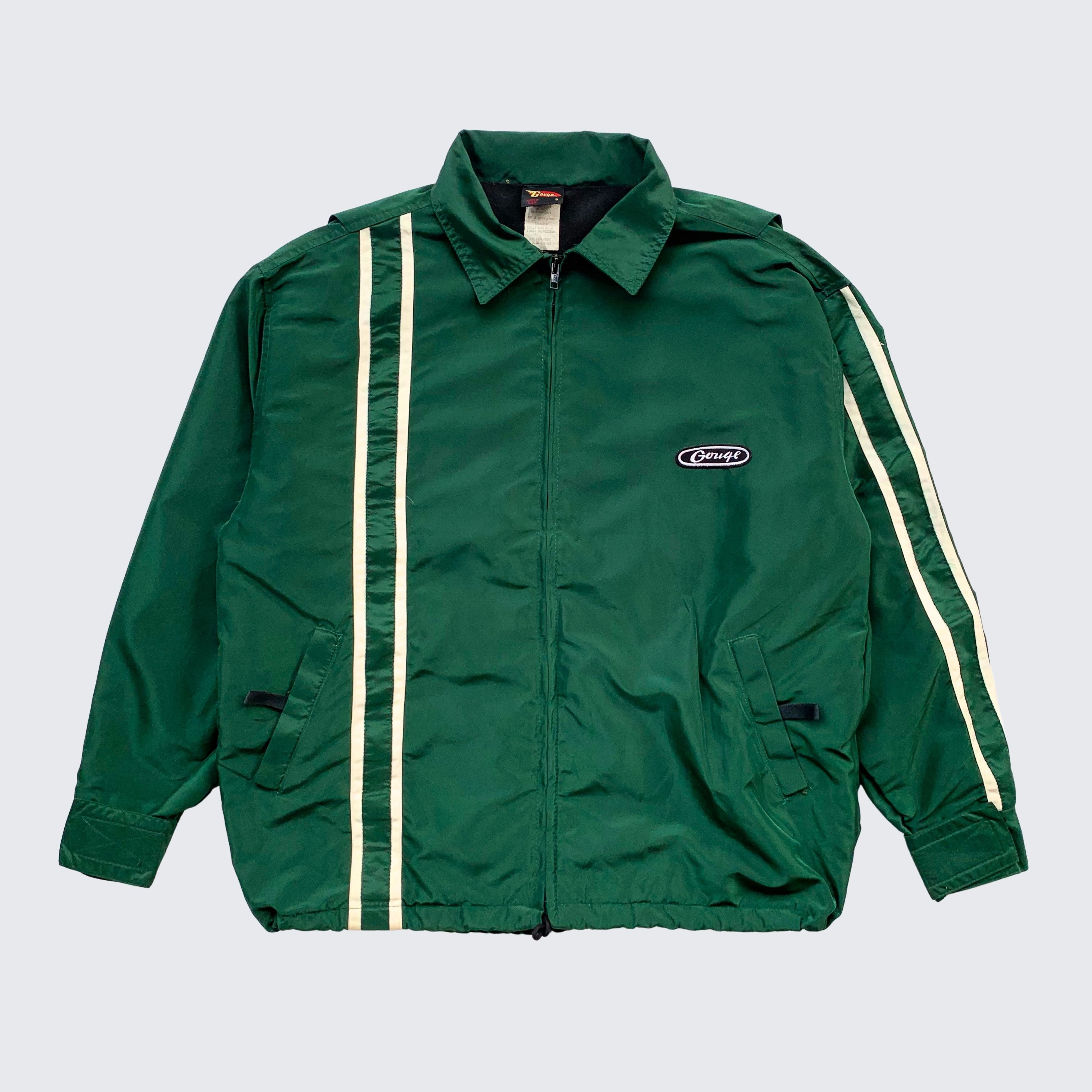 Vintage Vintage 1990s Gouge Skateboards Nylon Work Jacket Size US S / EU 44-46 / 1 - 1 Thumbnail
