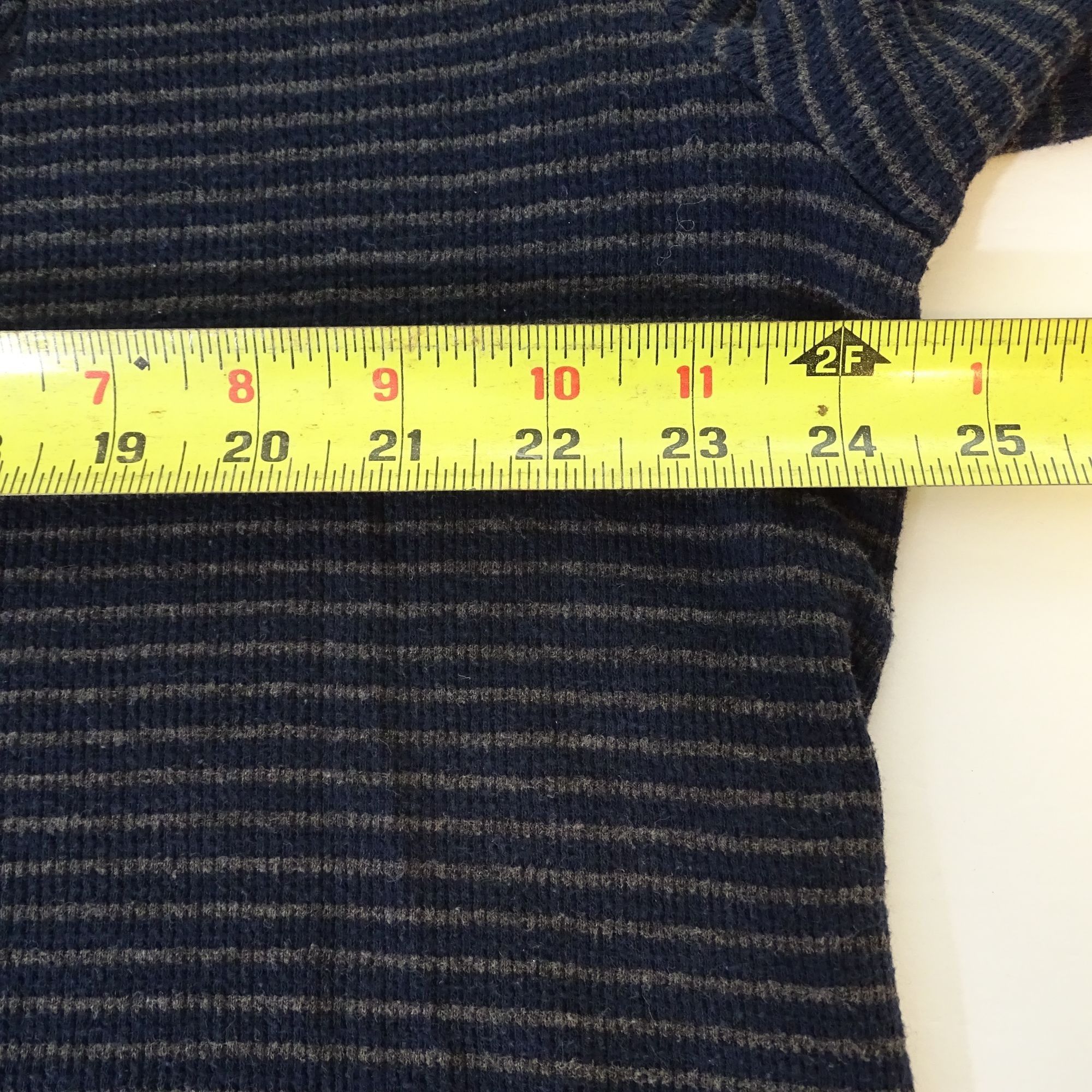 Nautica Nautica Sleepwear Men Ribbed Striped Blue Gray Shirt Size XL Size US XL / EU 56 / 4 - 9 Thumbnail