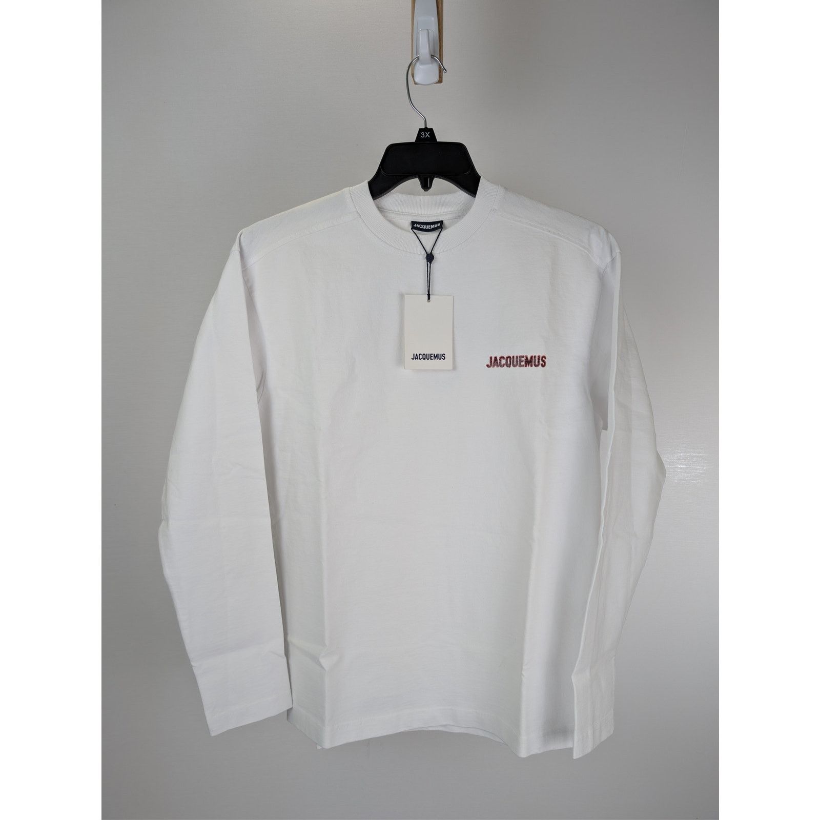 Jacquemus o1rshd1 LE T-Shirt Pavane ML / Jelly Print Shirt in White Size US XS / EU 42 / 0 - 3 Thumbnail