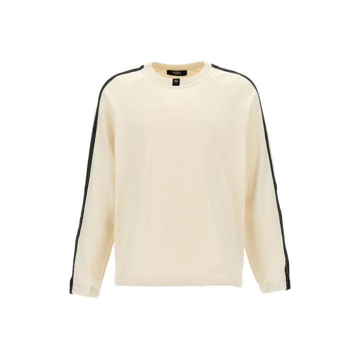 Fendi FENDI SS24 Striped Casual Long Sleeve Sweatshirt 0079 Size US M / EU 48-50 / 2 - 1 Thumbnail