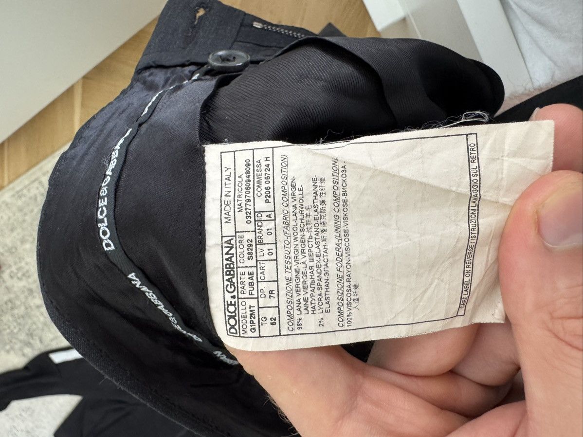 Dolce & Gabbana Dolce&Gabbana D&G Vintage Casual Black Pant Luxury High End Size US 33 - 4 Thumbnail