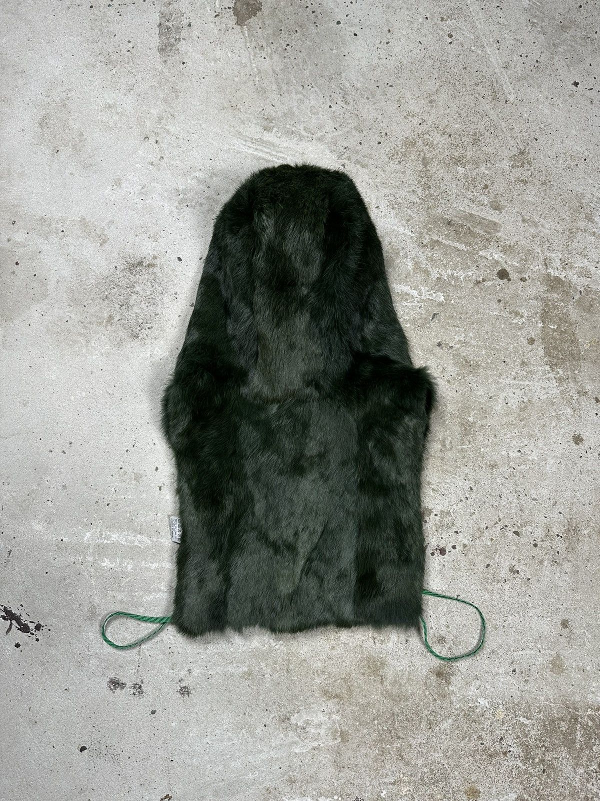 Japanese Brand × Vintage ‼️ Vintage 90s Faux Fur Fuzzy Balaclava Mask Rare Size ONE SIZE - 2 Thumbnail