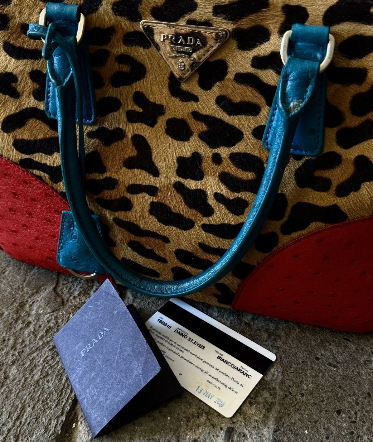 Prada Rare Prada - Galleria - Ostrich Cavallino - Hand bag Size ONE SIZE - 19 Thumbnail