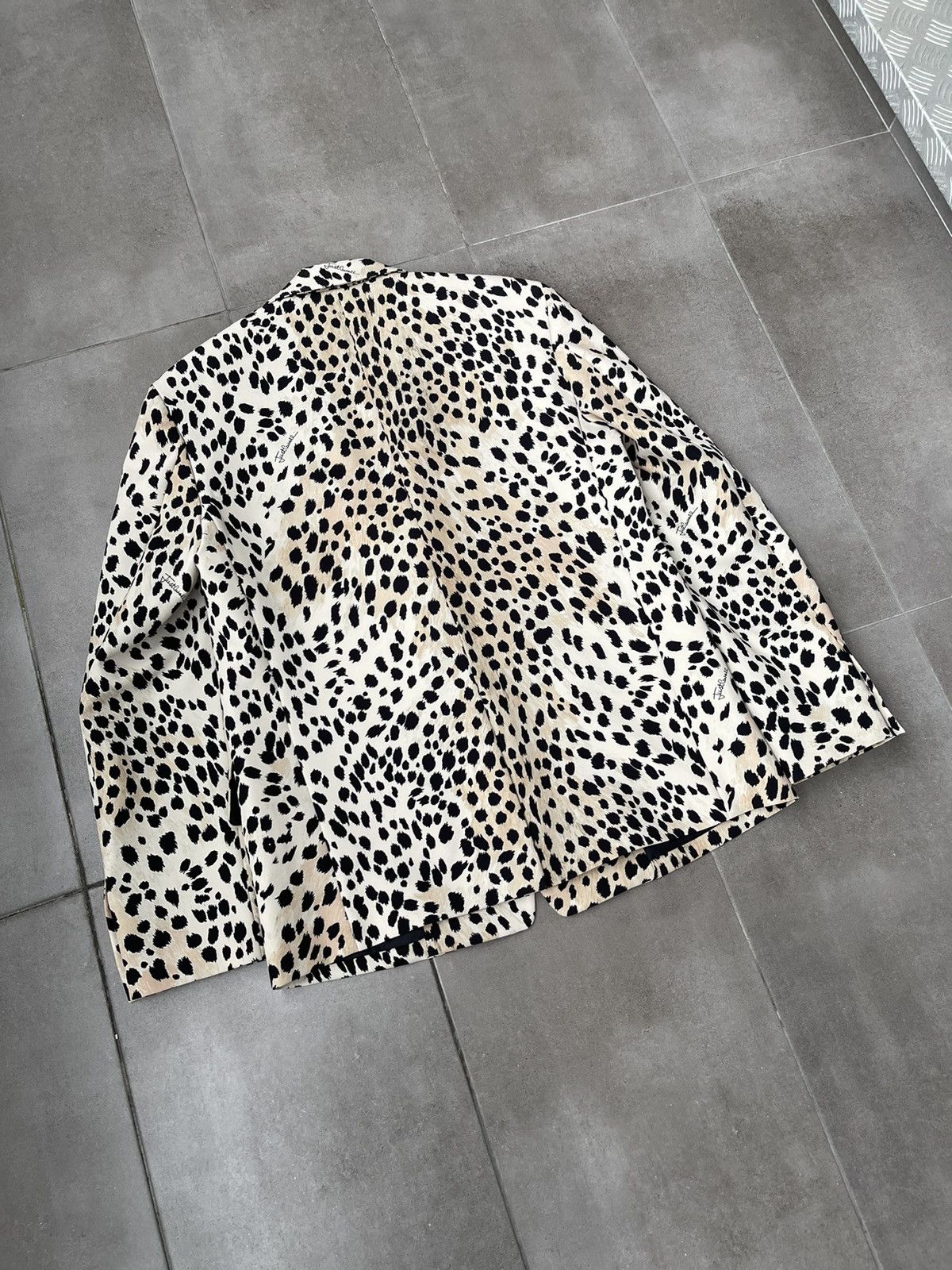 Just Cavalli !DS! FW22 Just Cavalli Leopard Print Natural Blazer Size US L / EU 52-54 / 3 - 16 Thumbnail