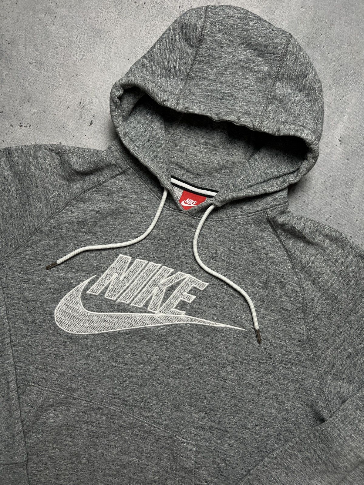 Nike Nike vintage hoodie center swoosh logo spellout y2k crew USA Size US L / EU 52-54 / 3 - 1 Thumbnail