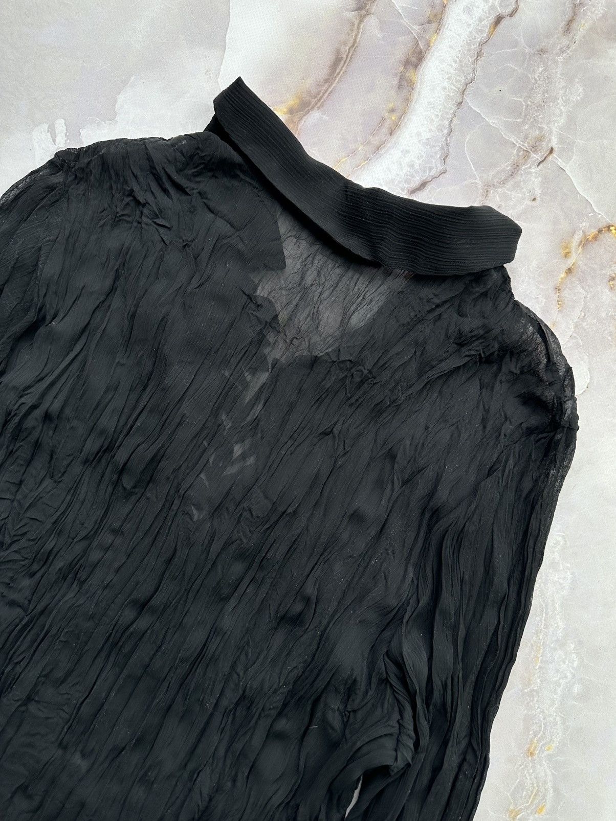 Japanese Brand Vintage Mesh Blouse Size L / US 10 / IT 46 - 8 Thumbnail