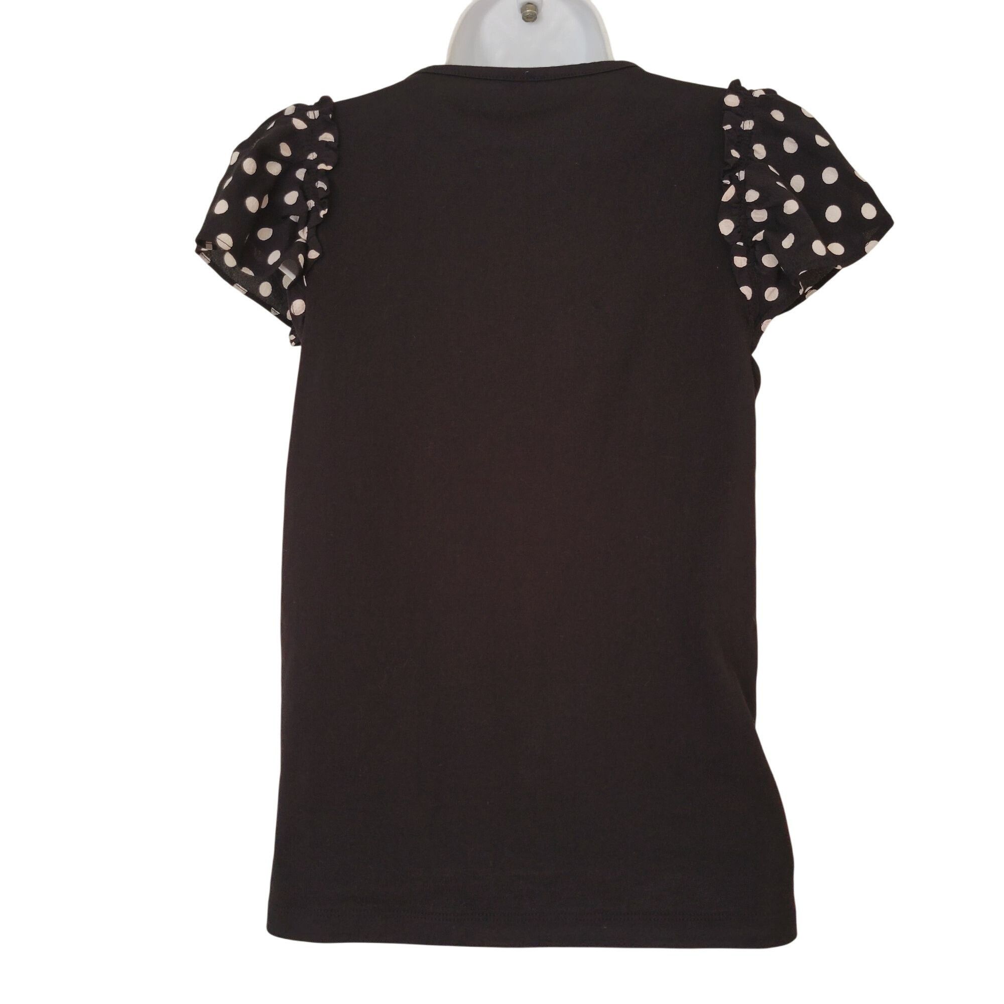 Kate Spade Kate Spade Black Top Ruffle Sleeves XS Blouse LIA Dot Mixed Size XS / US 0-2 / IT 36-38 - 3 Thumbnail