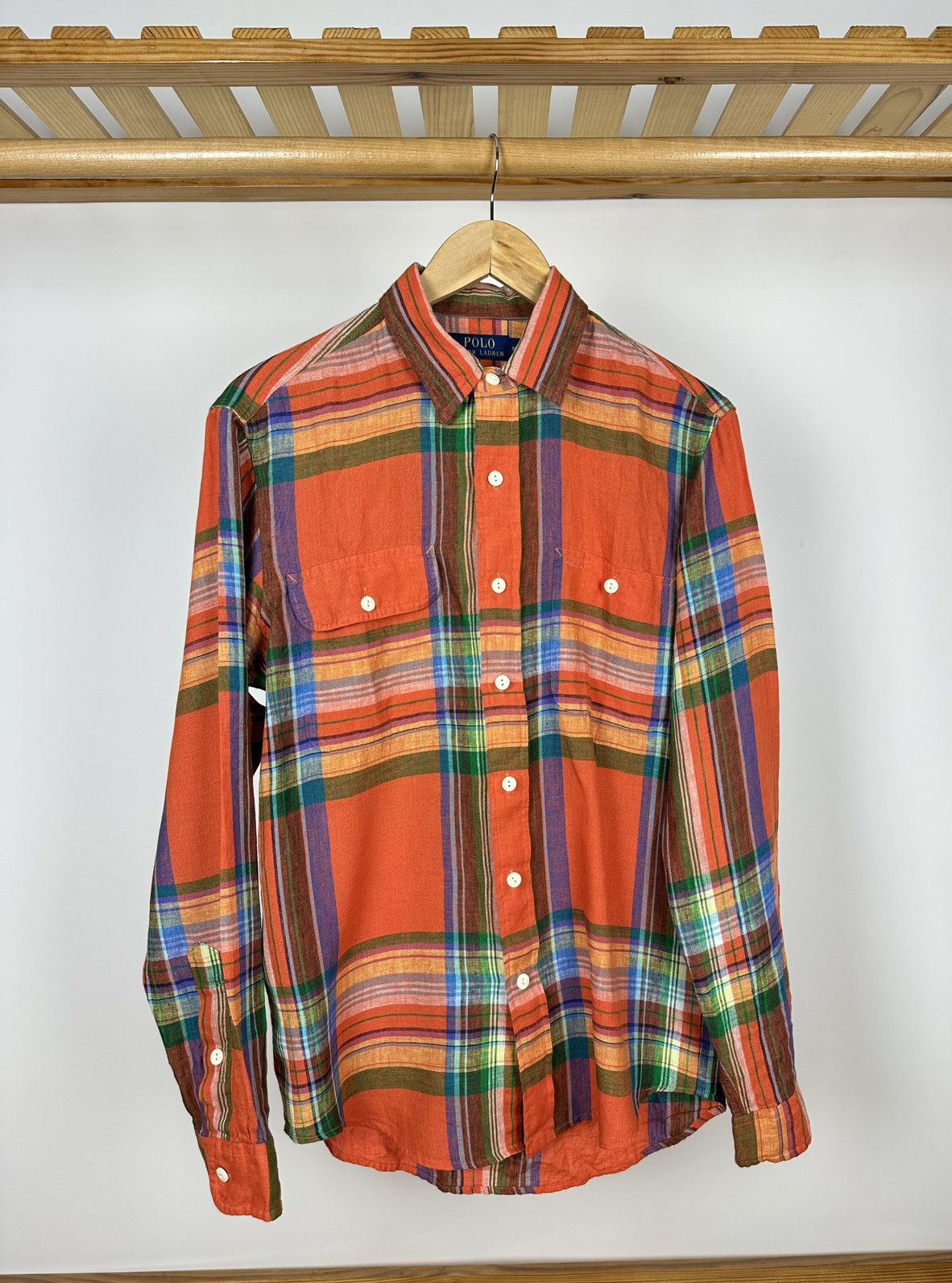 Ralph Lauren Polo Ralph Lauren Linen Shirts Button Ups Checkered Size US M / EU 48-50 / 2 - 1 Thumbnail