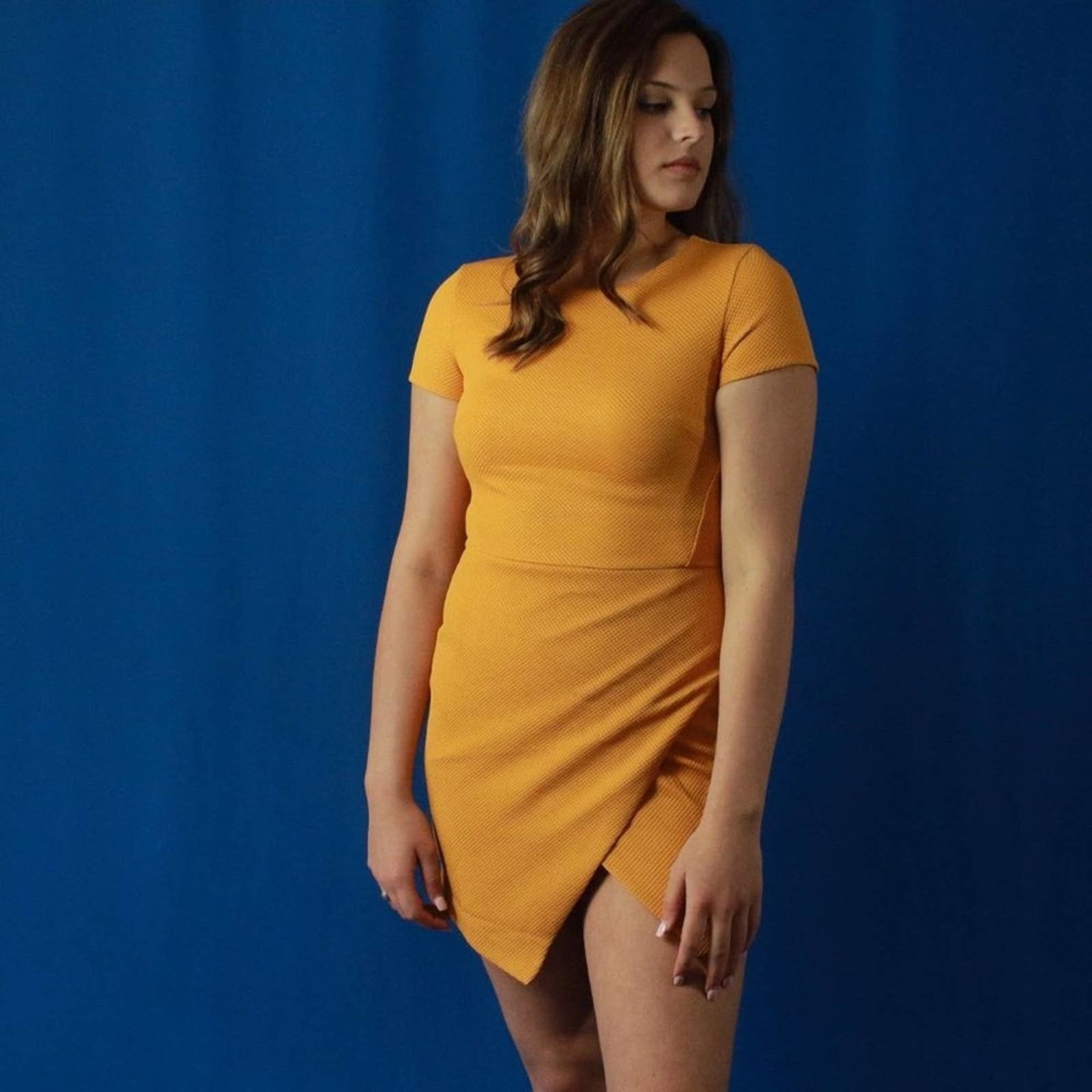 H&M NEW H&M Mustard Yellow Dress - 8 Size M / US 6-8 / IT 42-44 - 5 Thumbnail
