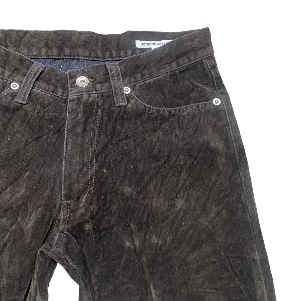 semanticdesign Semantic Design Velvet Striped Flare Jeans Size US 28 / EU 44 - 4 Thumbnail