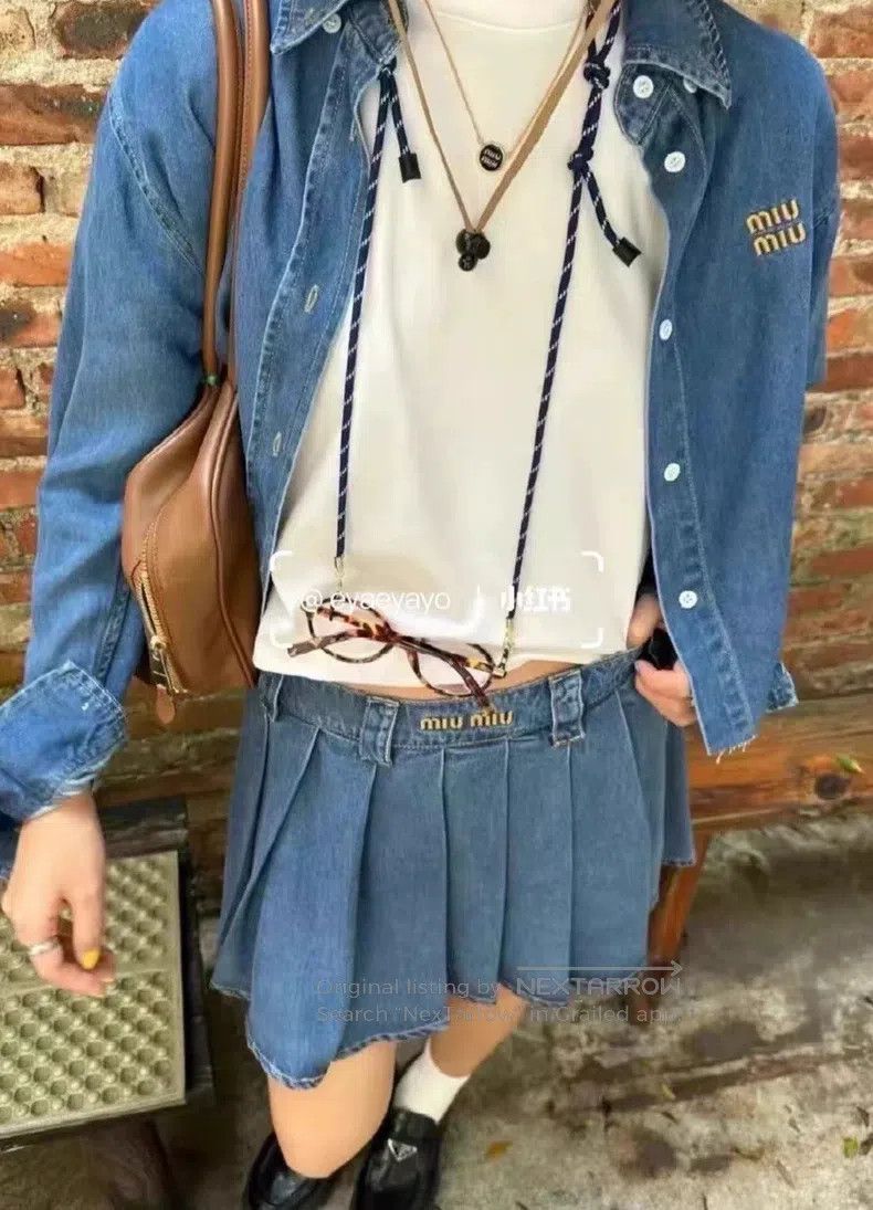 Miu Miu Miu Miu 40 Spring and summer denim jacket Size M / US 6-8 / IT 42-44 - 8 Thumbnail