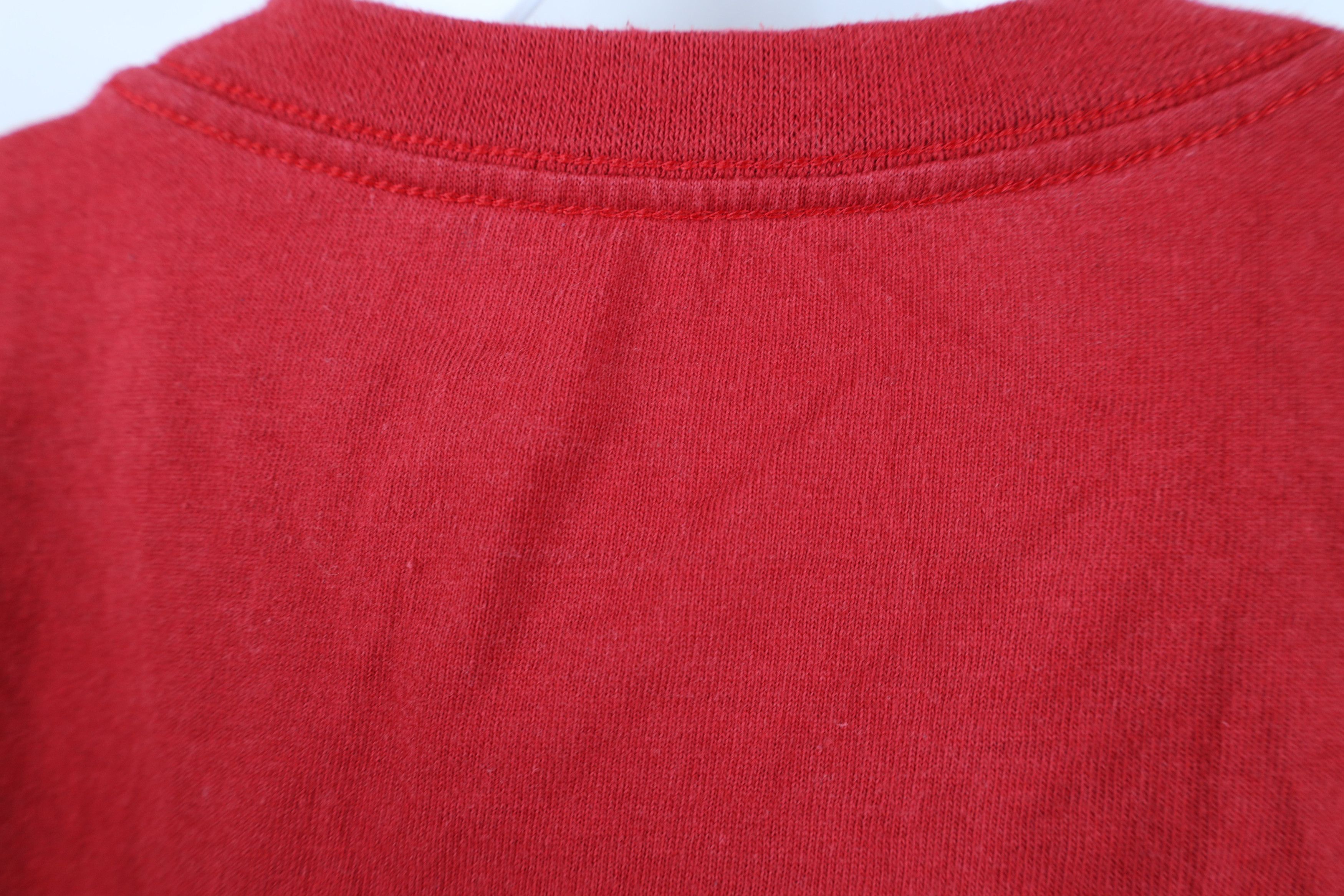 Nike Vintage Y2K Nike Mini Swoosh Short Sleeve T-Shirt Red Cotton Size US XL / EU 56 / 4 - 9 Thumbnail