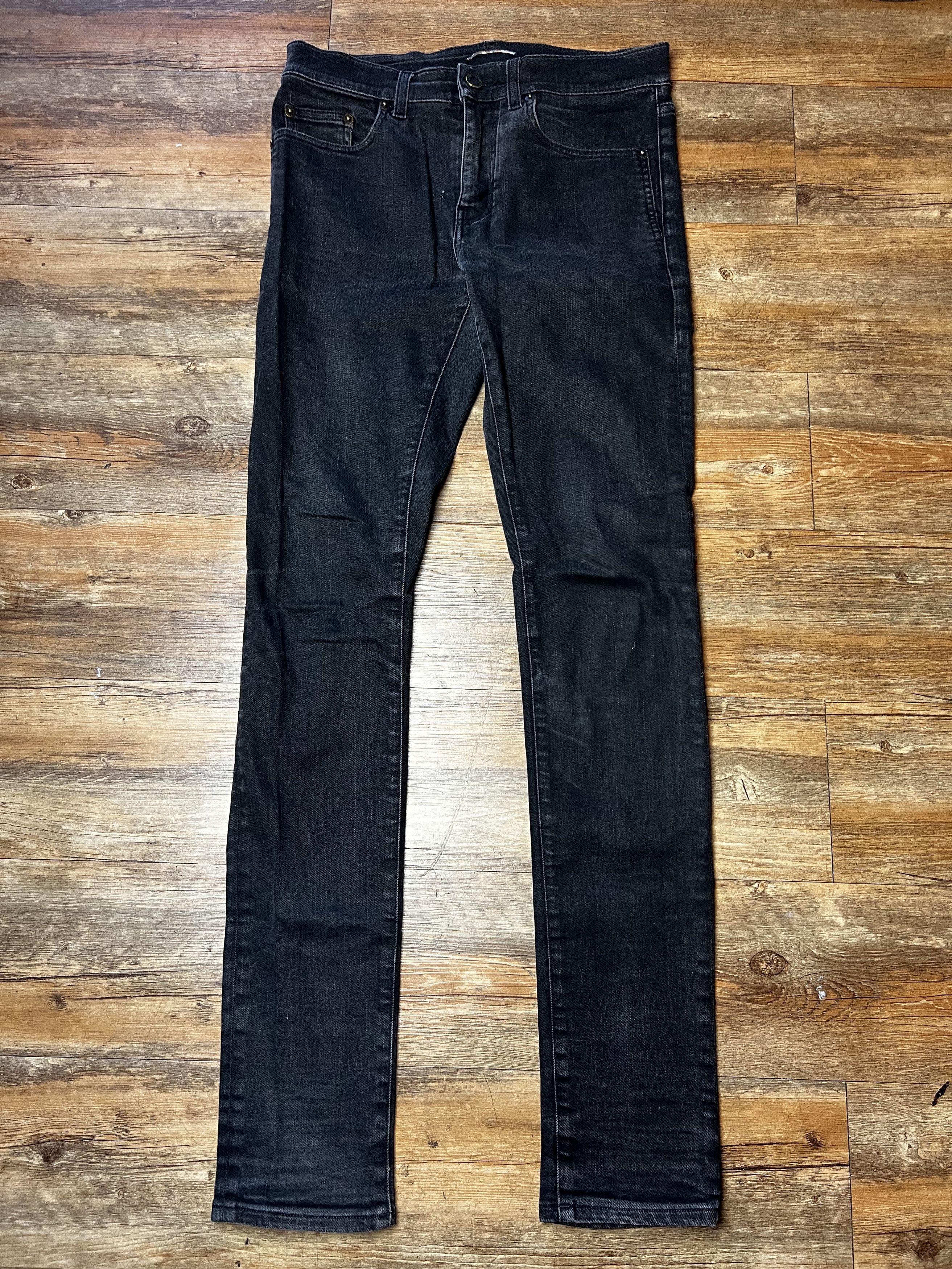 Saint Laurent Paris Saint Laurent Paris D02 Black Skinny Jeans Size US 30 / EU 46 - 11 Thumbnail