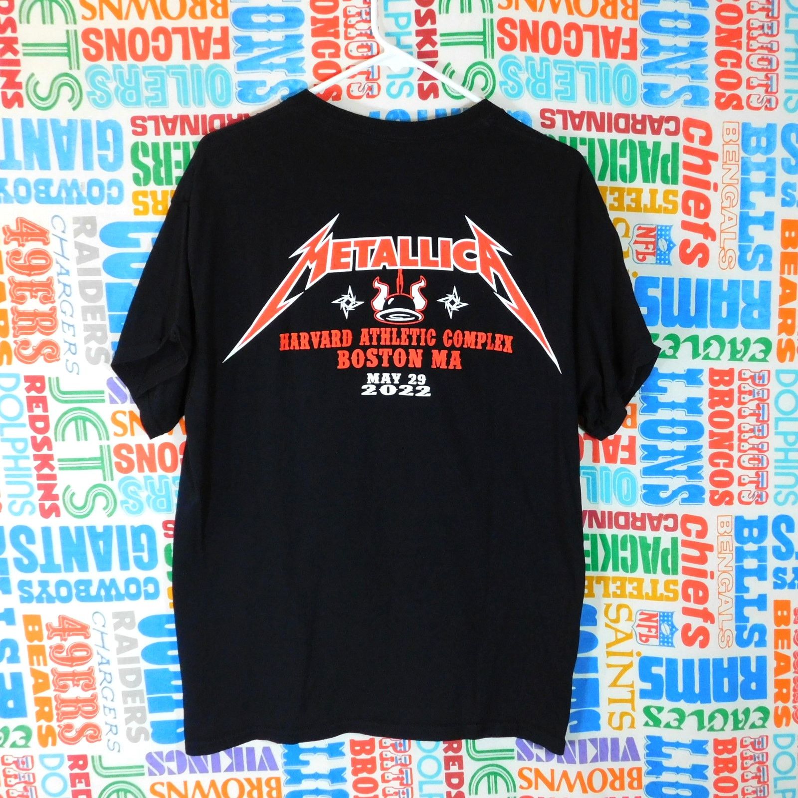 Metallica Metallica Boston Calling 2022 Tour T Shirt Sz L Double Sided Size US L / EU 52-54 / 3 - 2 Thumbnail