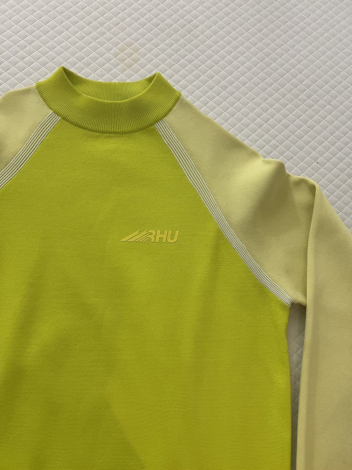 Rhude × Zara Rhude Neon sweater 2022 collection Size US XL / EU 56 / 4 - 1 Thumbnail