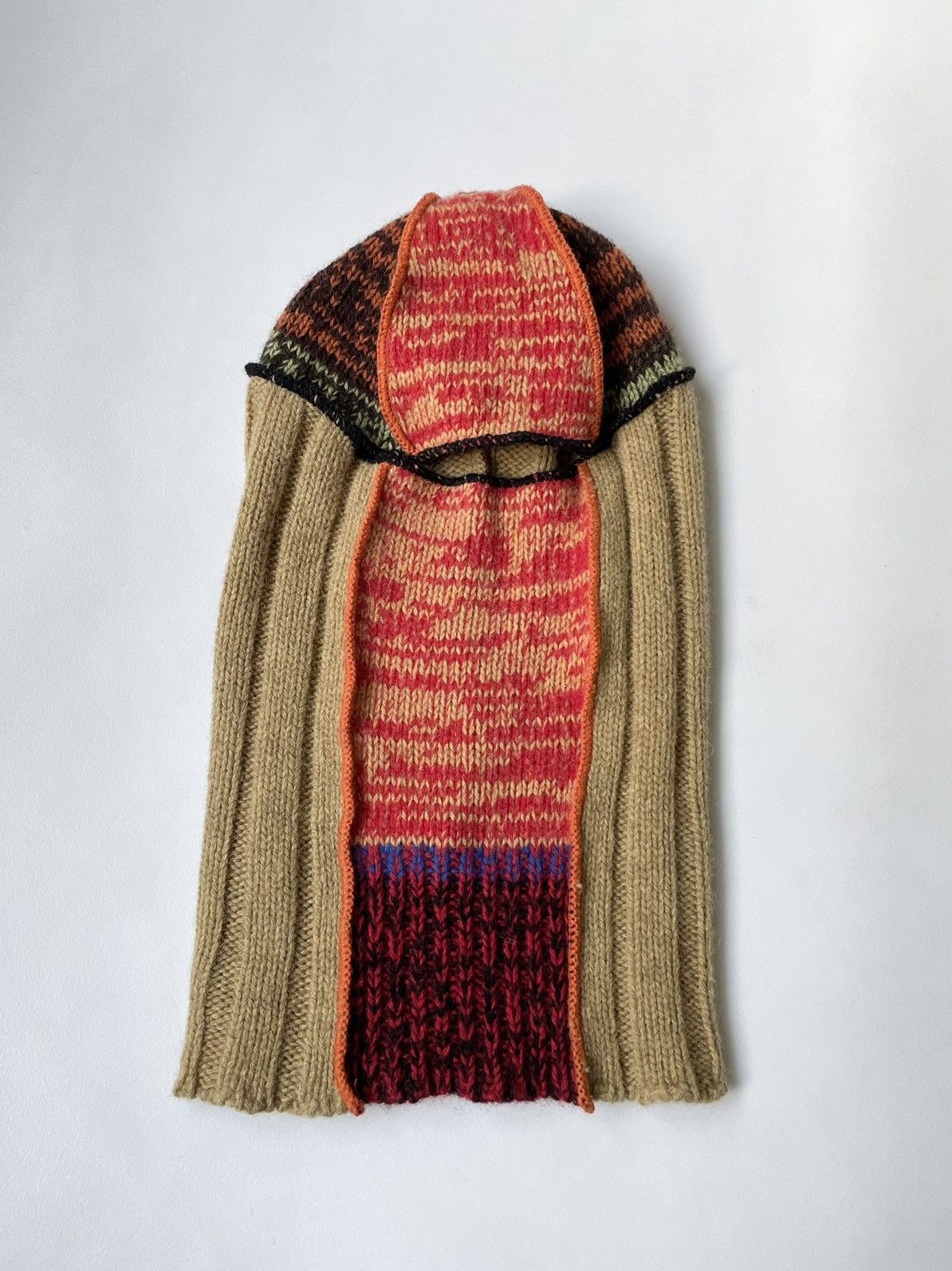 image of Marni A/w 22 Patchwork Knit Balaclava, Men's