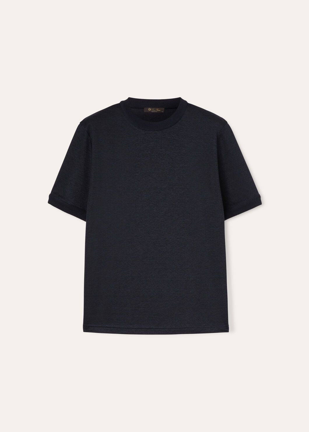 Loro Piana o1w1db10125 FAN8927 Siwo T-Shirt in Black Size US L / EU 52-54 / 3 - 1 Thumbnail