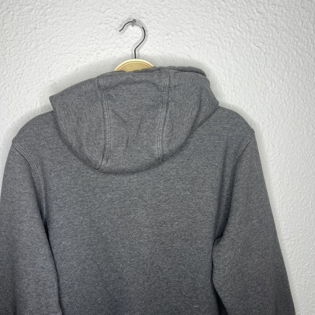Nike × Vintage Vintage Nike Hoodie Grey Logo Swoosh Boxy 90s Y2K Size US M / EU 48-50 / 2 - 7 Thumbnail