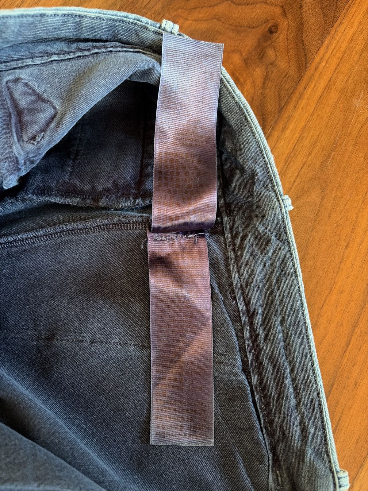 Levi's Levis indigo dyed patched denim trouser Size US 33 - 12 Thumbnail