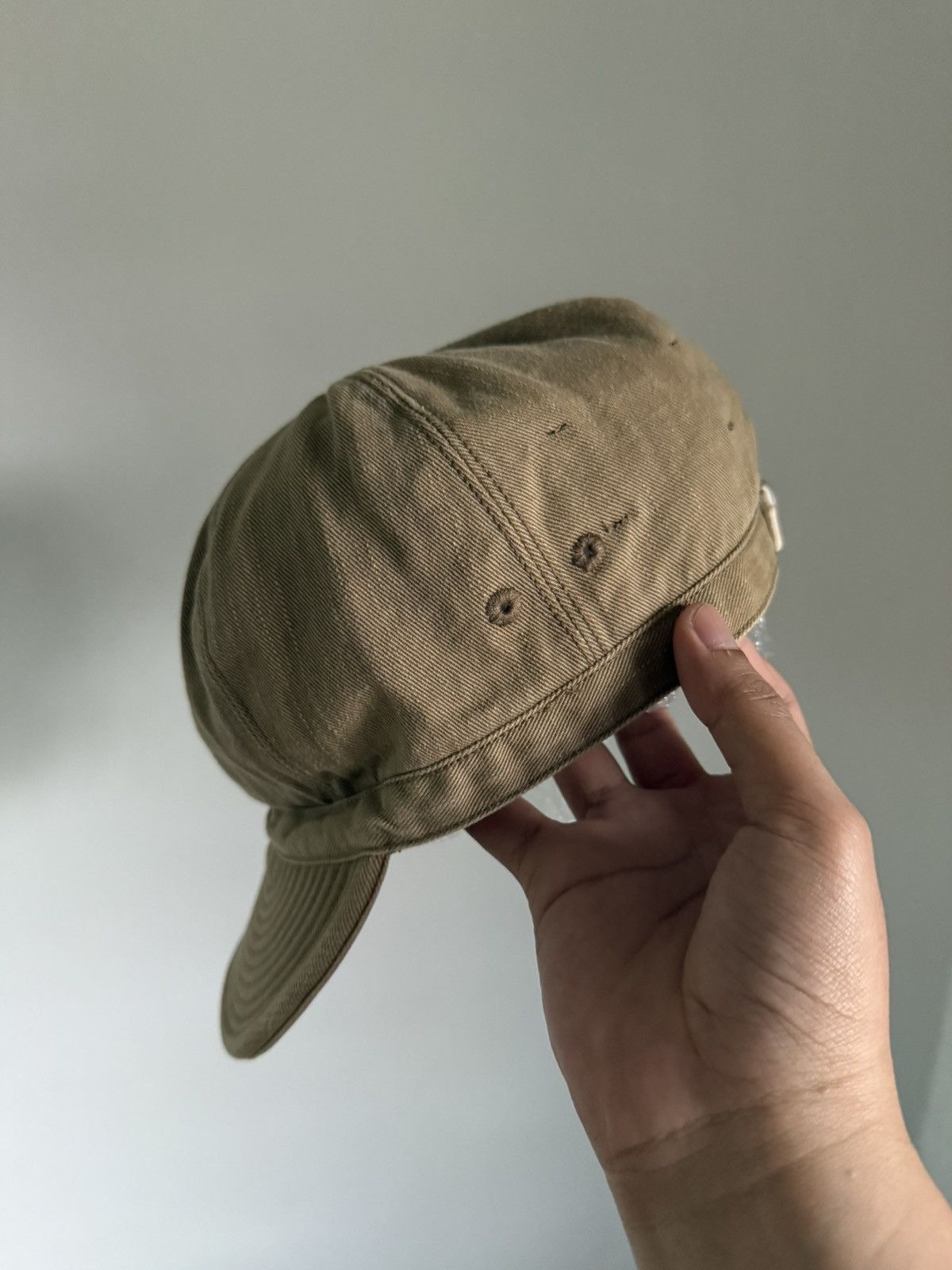 RRL Ralph Lauren 90s Vintage Double Ralph Lauren herringbone work cap Size ONE SIZE - 3 Thumbnail