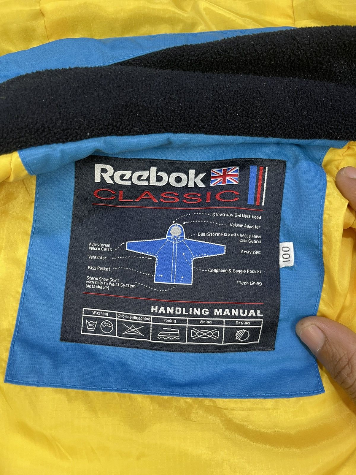 Reebok Reebok Classic UK95 Backhit Winter Jacket Size US L / EU 52-54 / 3 - 20 Thumbnail