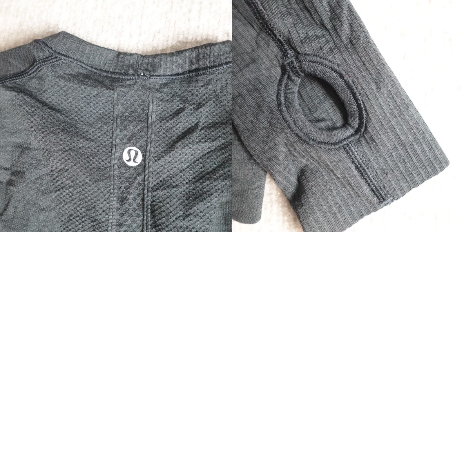Lululemon Lululemon Womens Shirt Medium Black Gray Swiftly Tech Relaxed Shirt Ladies Medium Black/Lilac not applicable Size M / US 6-8 / IT 42-44 - 8 Thumbnail