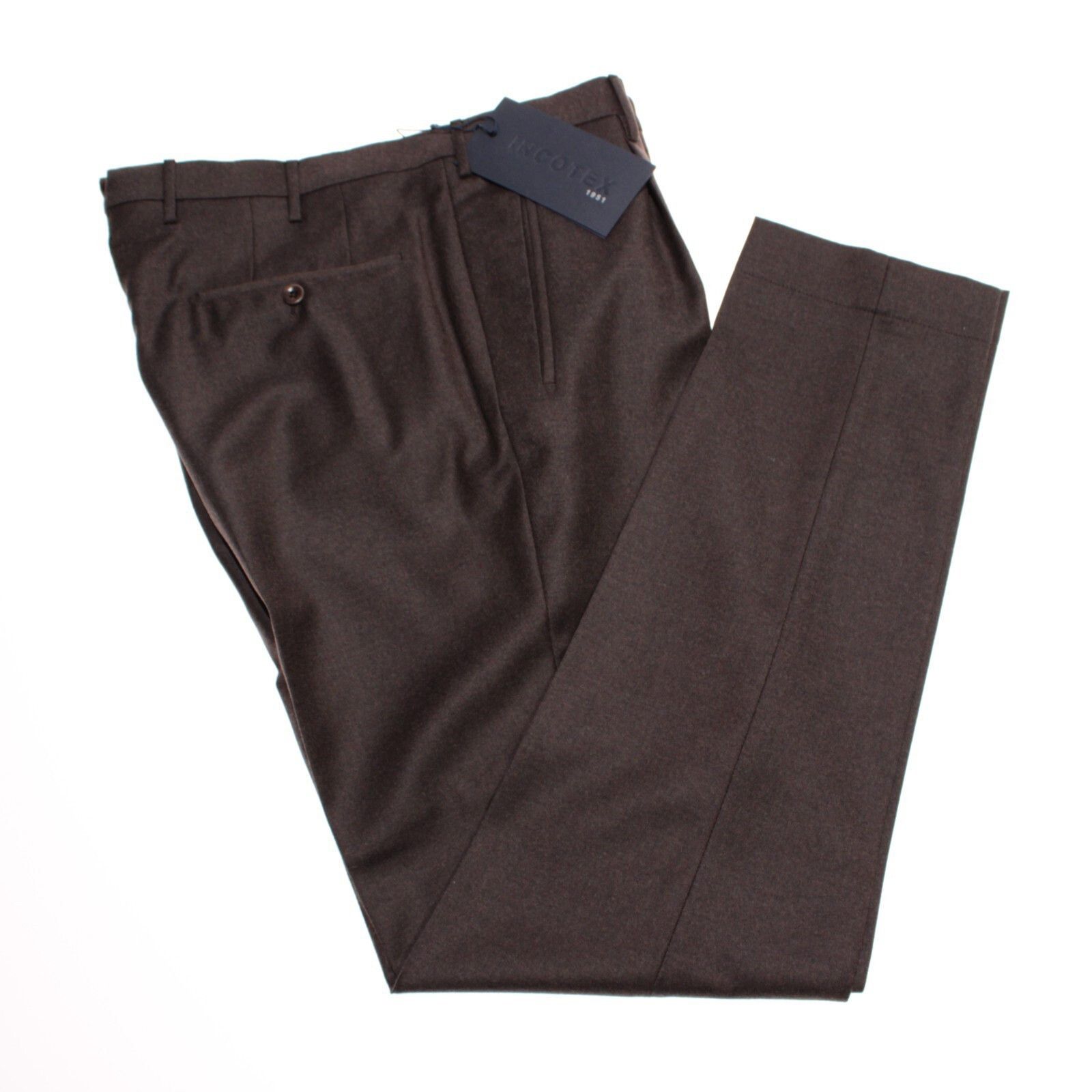 Incotex INCOTEX New with tags Dress Pants Size 34 US In Brown Size US 34 / EU 50 - 2 Thumbnail