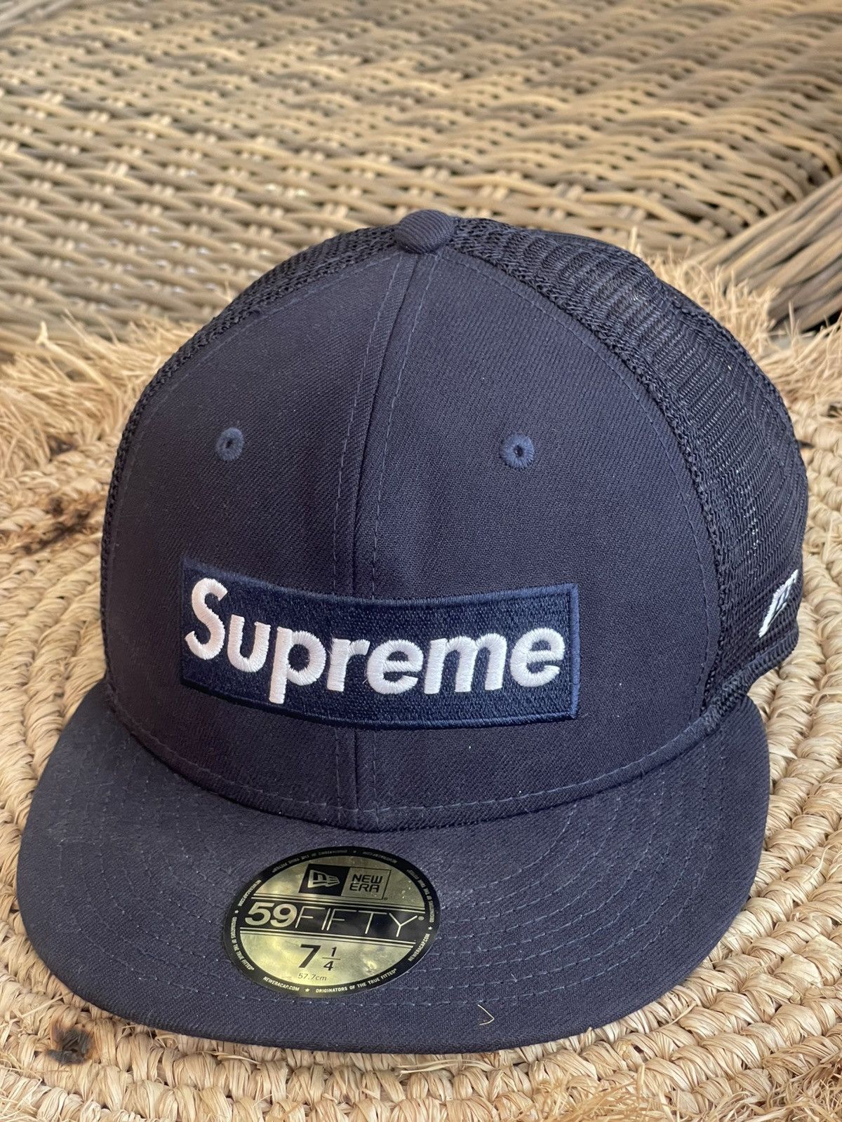 New Era × Supreme SUPREME X NEW ERA TRUCKER CAP 7 1/4 | Grailed