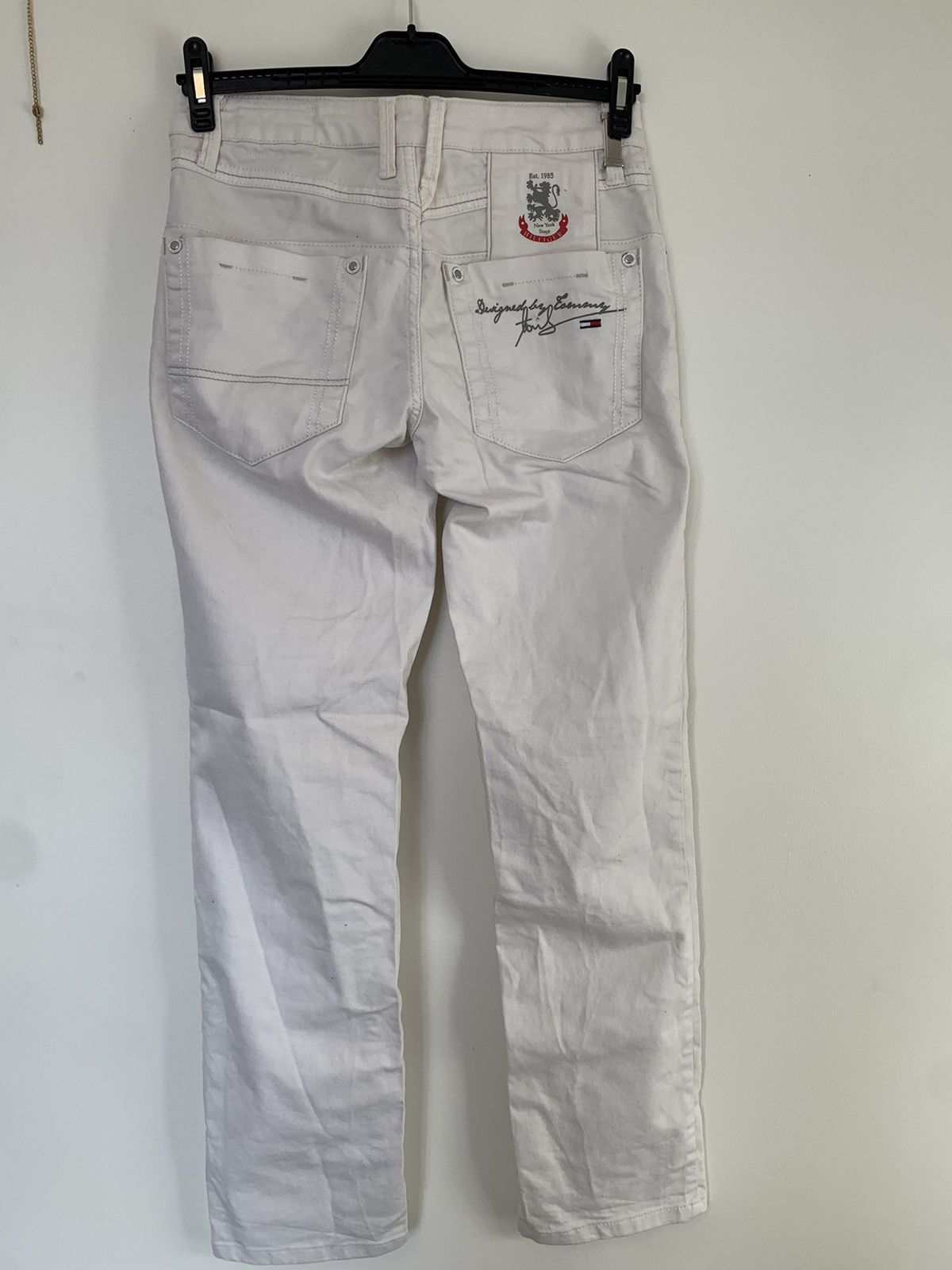 Tommy Hilfiger Tommy Hilfiger Vintage White Jeans Size US 31 - 3 Thumbnail