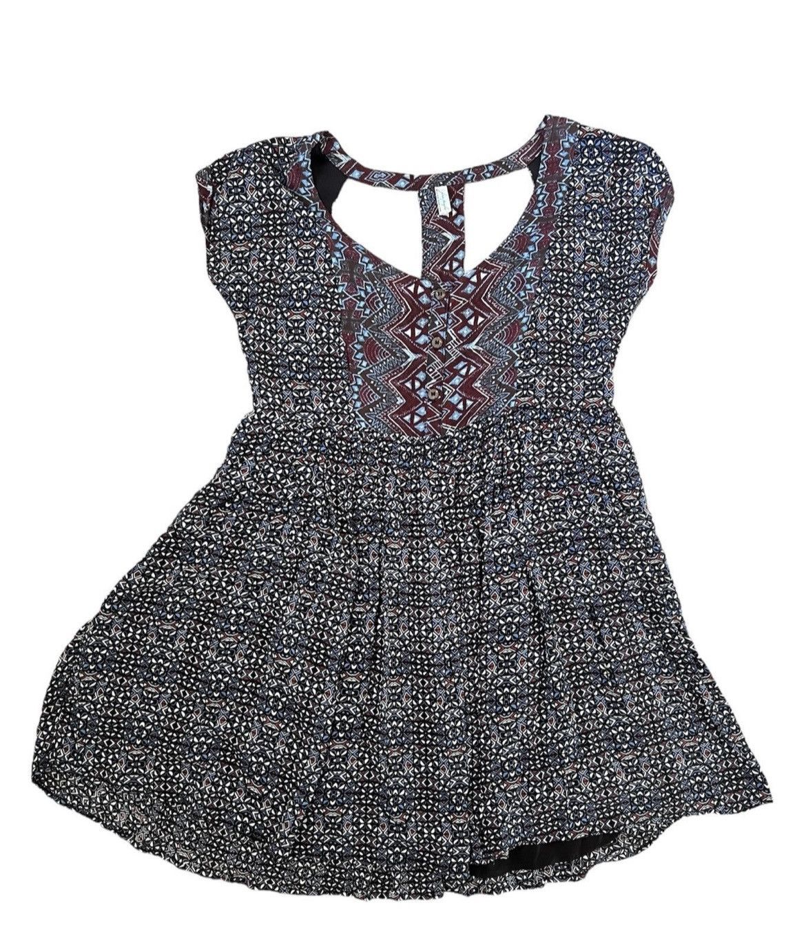 Free People Free People Short Sleeve Babydoll Dress | XS Size XS / US 0-2 / IT 36-38 - 1 Thumbnail
