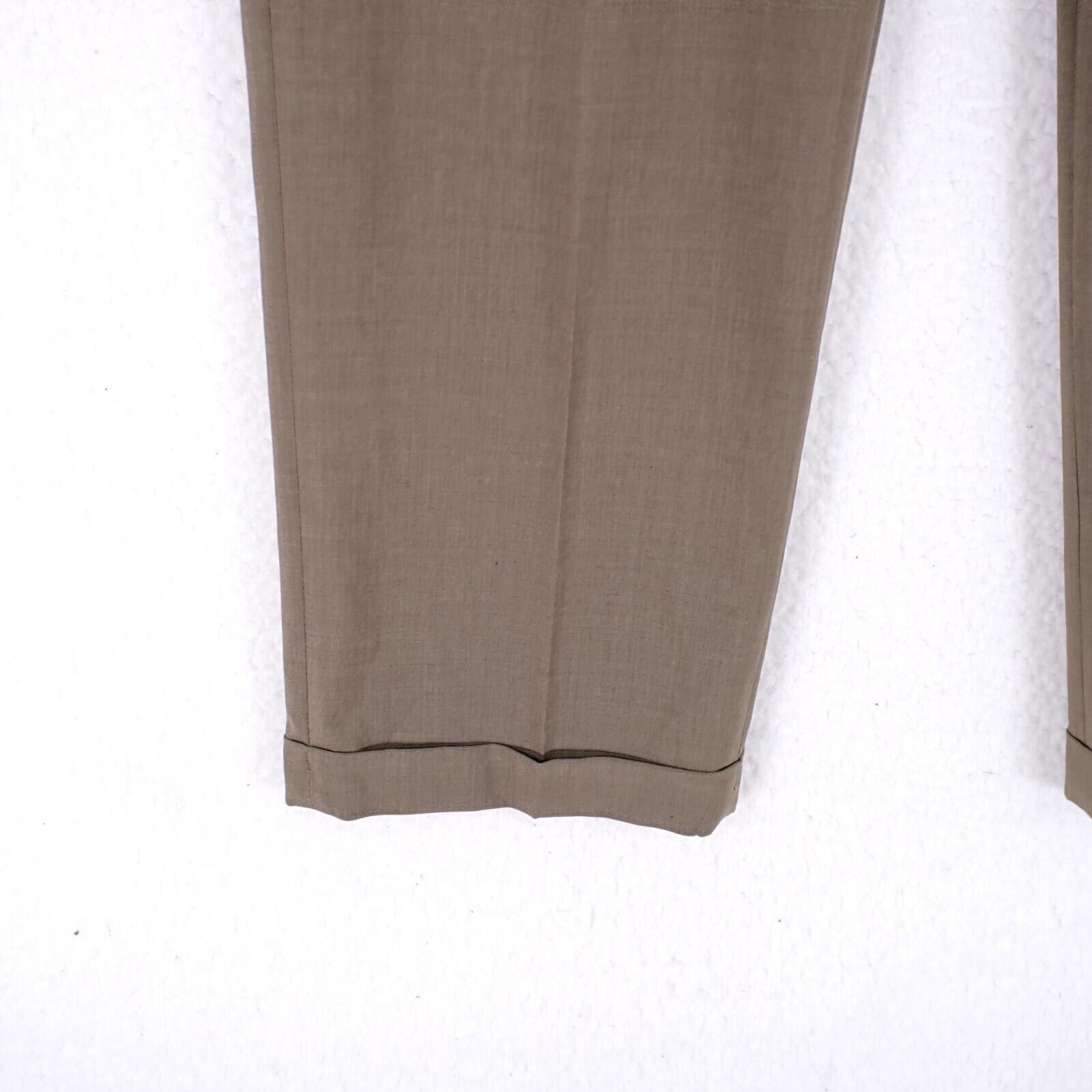Brooks Brothers Brooks Brothers Brooksease Basketweave Wool Brown 38/32 Dres Size 38R - 2 Thumbnail