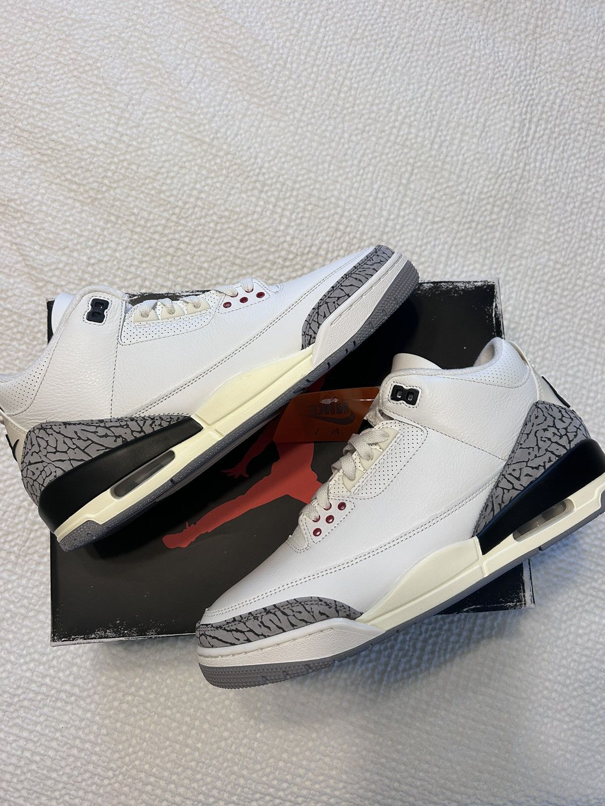image of Jordan Brand 3 Reimagine White Cement Shoes, Men's (Size 11)