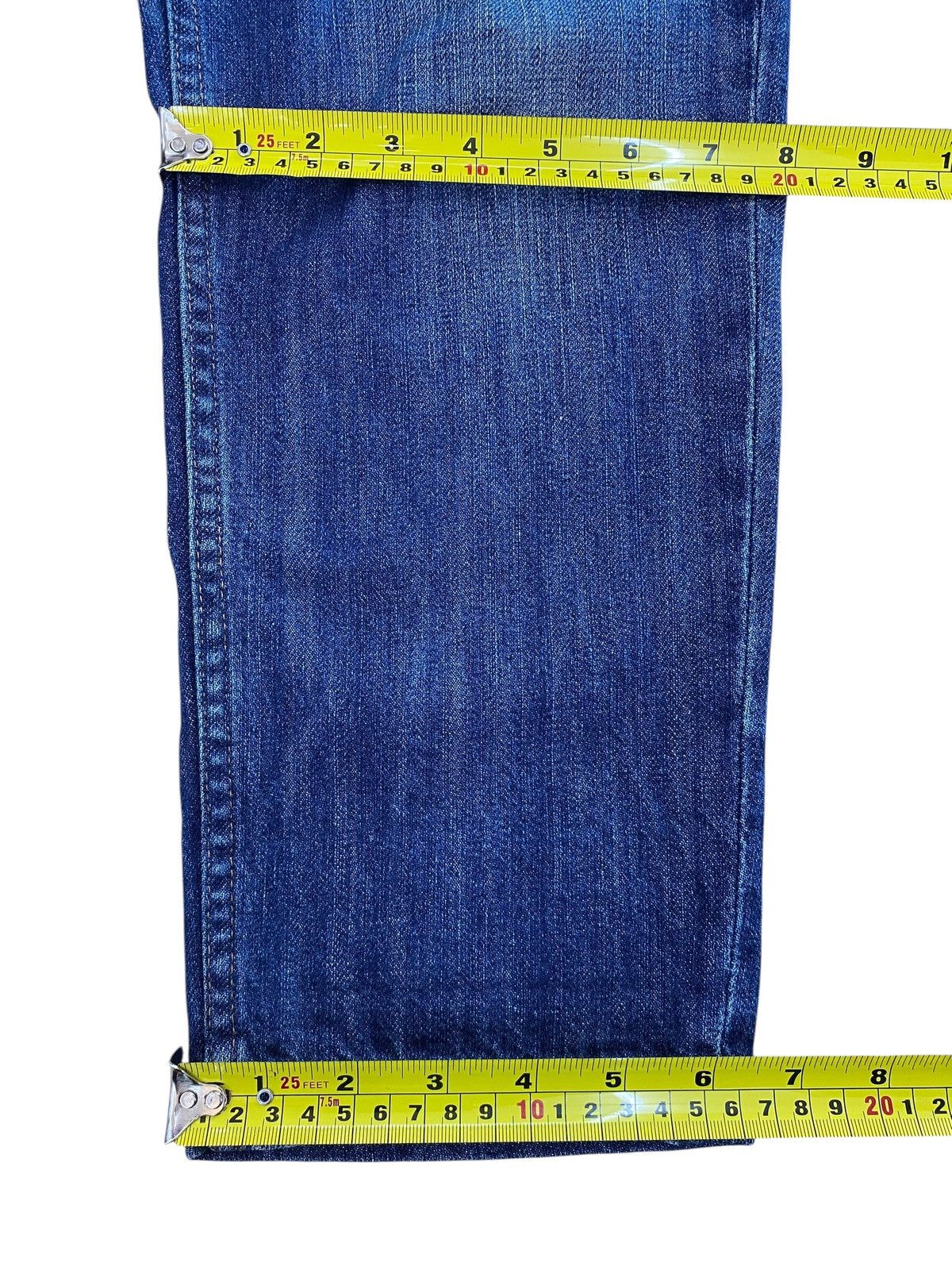 Japanese Brand Japanese Brand Vintage Blue Distressed Straight-Leg Jeans Size US 28 / EU 44 - 7 Thumbnail
