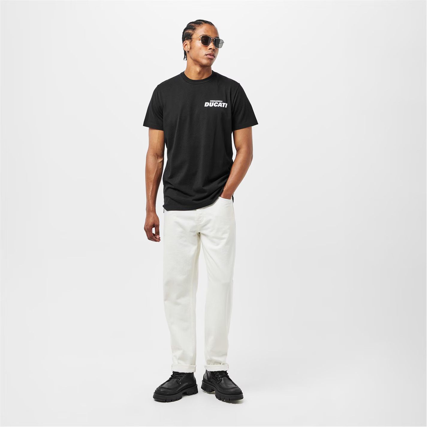 Dsquared2 o1g2r1mq0426 Slim Fit T-Shirt in Black Size US S / EU 44-46 / 1 - 6 Thumbnail