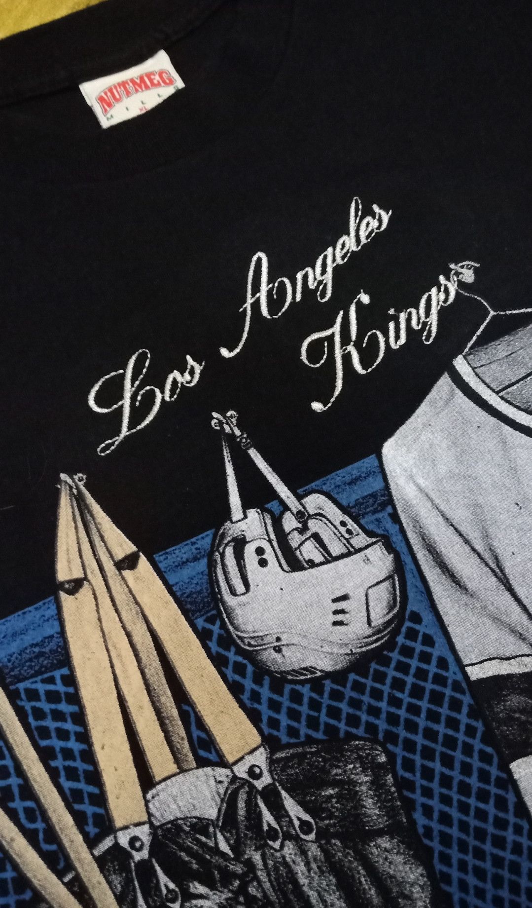 NHL × Nutmeg × Vintage Vintage 90s NHL Los Angeles Kings T-shirt Size US L / EU 52-54 / 3 - 10 Thumbnail