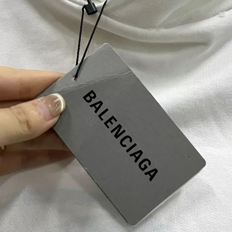 Balenciaga Balenciaga White Washed Logo Hoodie Size US S / EU 44-46 / 1 - 5 Thumbnail