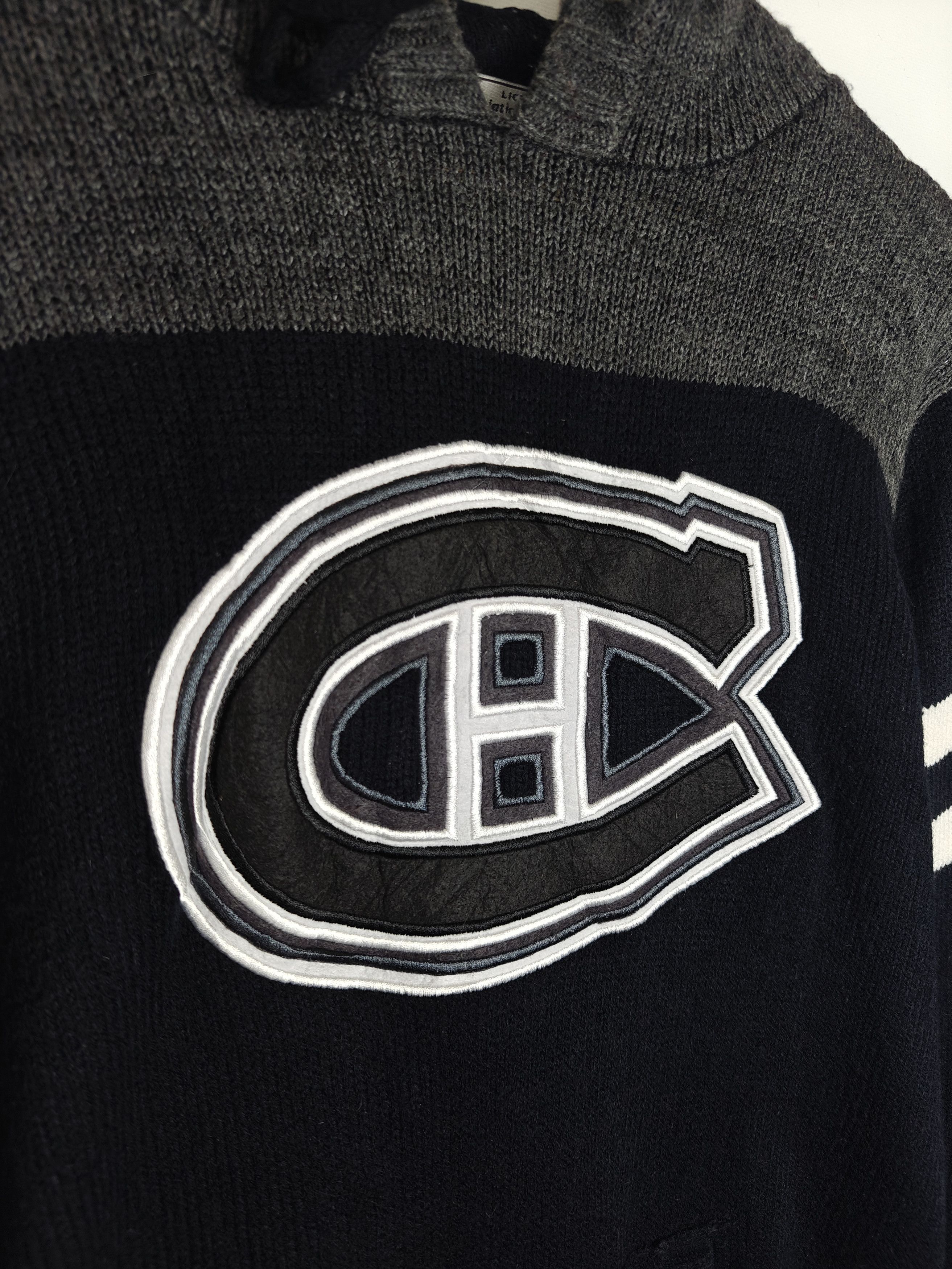 NHL NHL Montreal Canadiens Hoodie Knit Sweater Black size M Size US M / EU 48-50 / 2 - 7 Thumbnail
