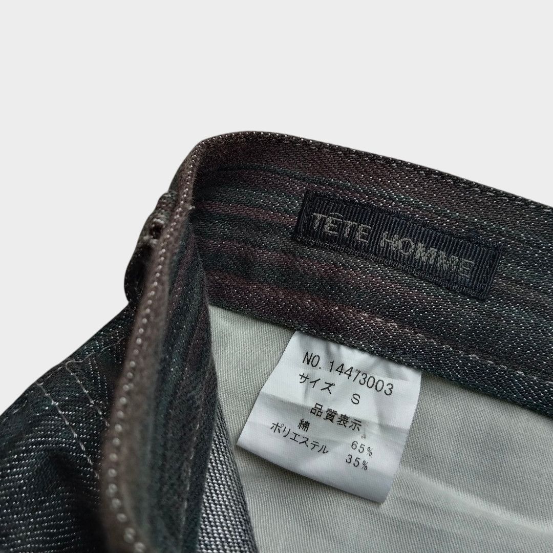 Tornado Mart Tete Homme stripe flared jean Size US 28 / EU 44 - 7 Thumbnail