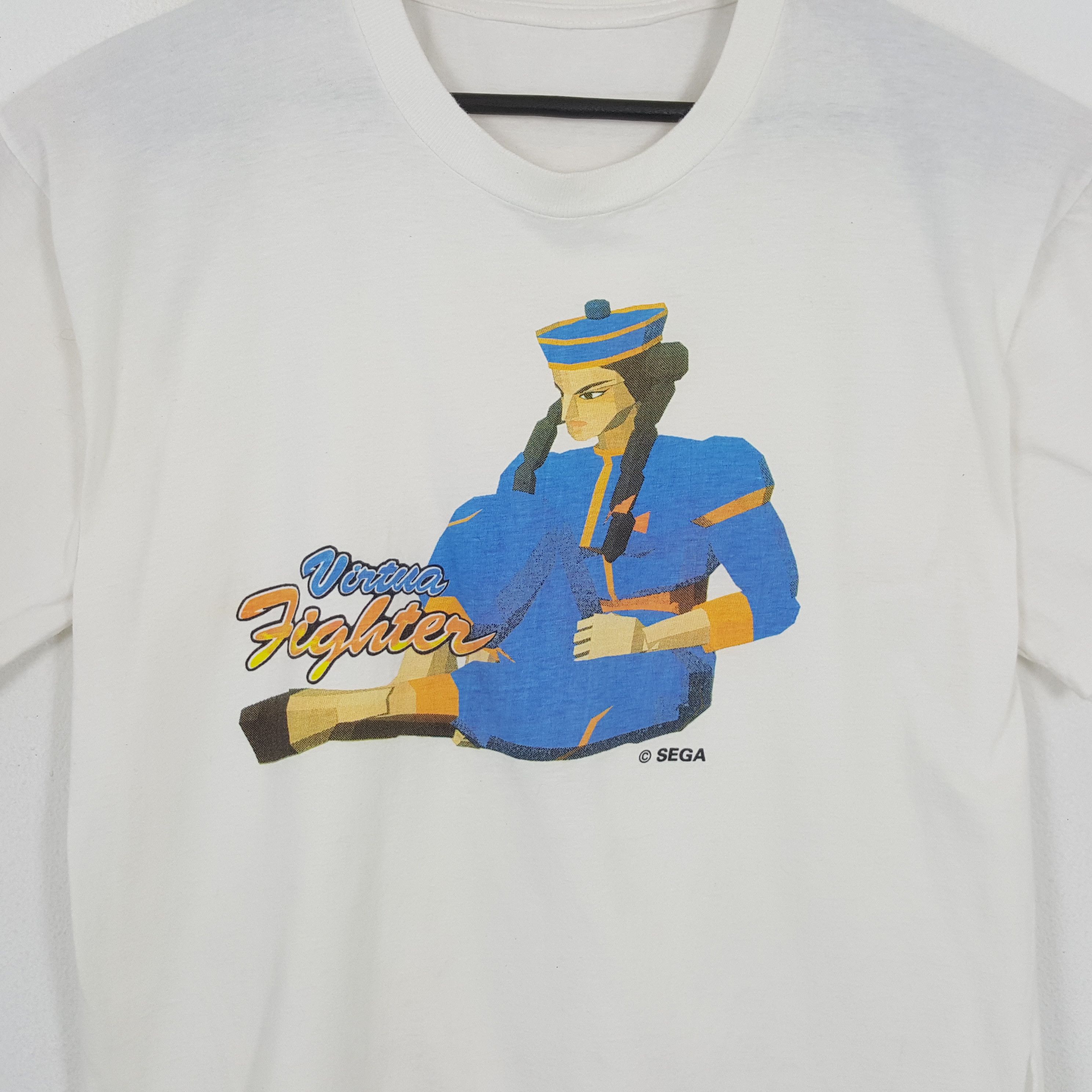 Playstation × The Game × Vintage VIRTUA FIGHTER Sega Games Promo Style Tshirt Size US L / EU 52-54 / 3 - 2 Thumbnail