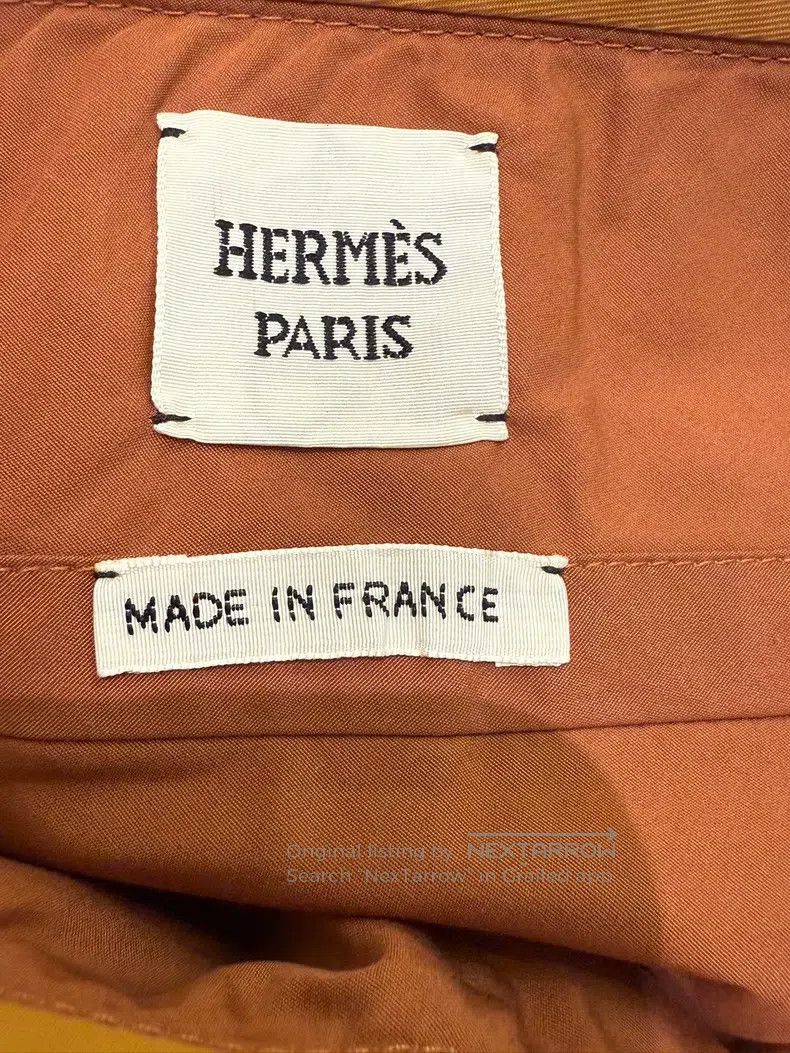 Hermes Hermes Caramel Work Short Pants with 100% Cotton Fabric, B Size 42" / US 20 - 5 Thumbnail