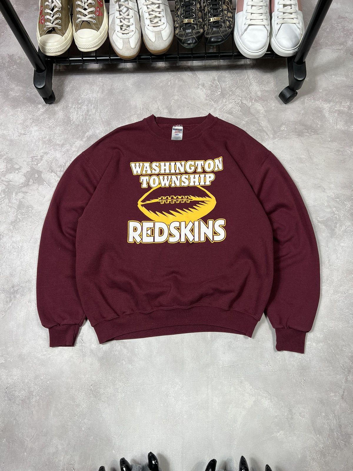 Vintage Vintage Redskins Baggy Sweatshirt Size US L / EU 52-54 / 3 - 1 Thumbnail