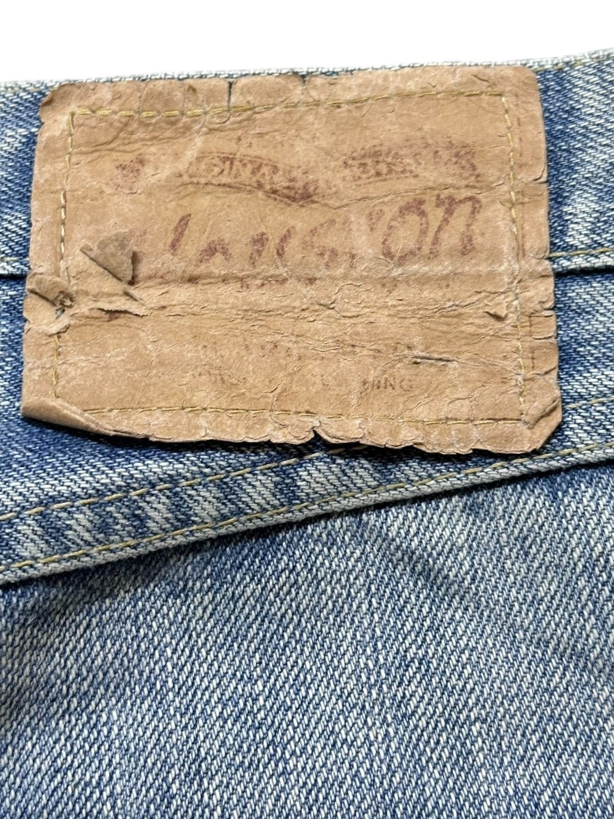 Jacob Holston Vintage Genuine Houston Faded Grunge Distressed Denim Size US 30 / EU 46 - 7 Thumbnail