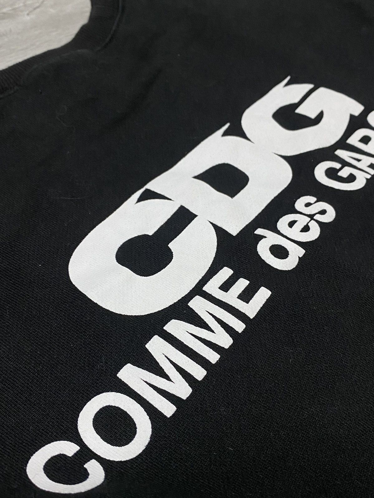 Comme des Garcons Vintage CDG Comme des Garcons Big Spell Out Sweatshirt Size US S / EU 44-46 / 1 - 2 Thumbnail