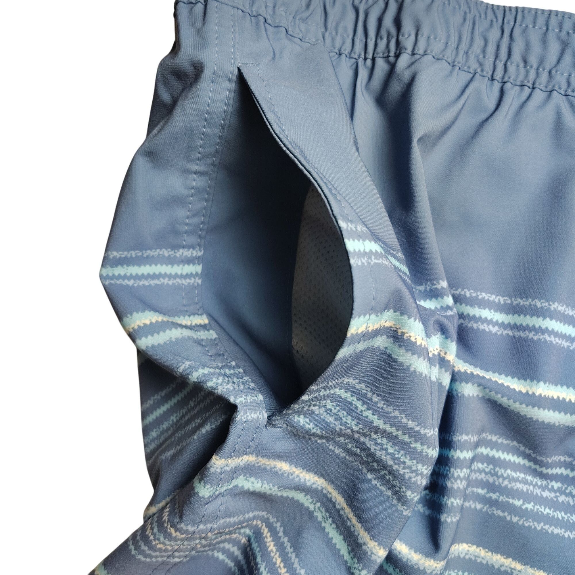 Sonoma Sonoma Mens XXL Blue Striped Swim Trunks With Mesh Lining an Size US 44 / EU 60 - 7 Thumbnail