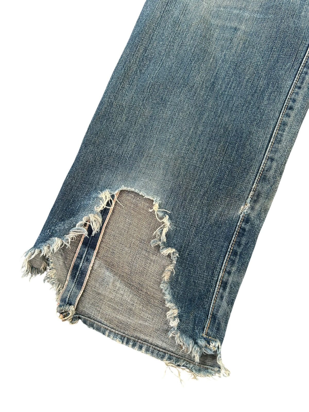 Kapital Vintage Edwin 505x Selvedge Distressed Denim Jeans Size US 34 / EU 50 - 16 Thumbnail
