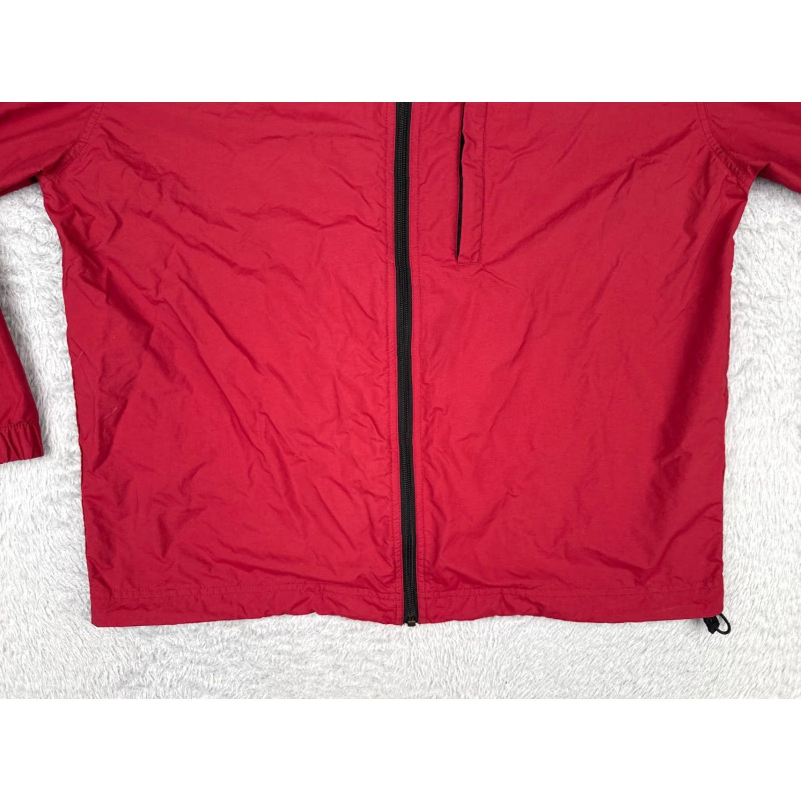 Timberland TIMBERLAND Jacket Mens Medium Red Full Zip 100% Nylon Shell Windbreaker Hike Size US M / EU 48-50 / 2 - 5 Thumbnail