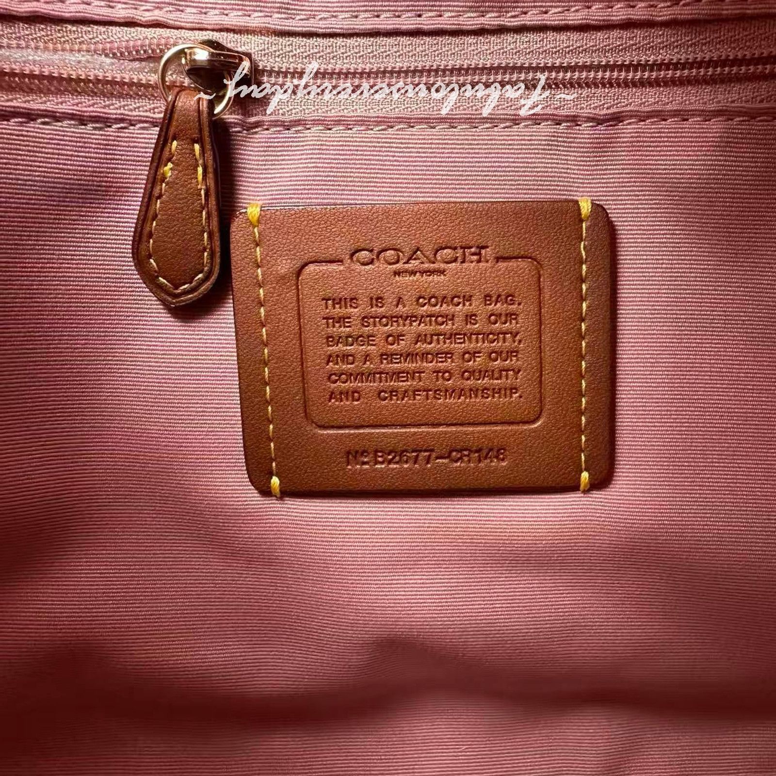 Coach Coach Laurel Shoulder Bag Crossbody Leather CR148 Pink NWT Size ONE SIZE - 8 Thumbnail